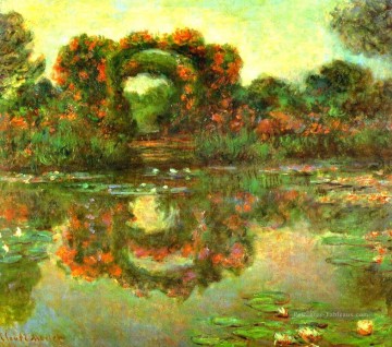 Les Arches fleuries à Giverny Claude Monet Peinture à l'huile
